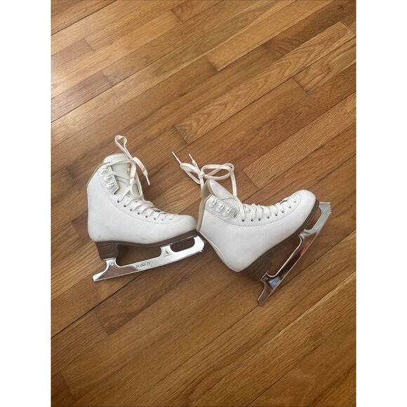 Jackson Artiste Ultima Figure Skates Child White Mark IV Blades JS1791 Size 12C - Picture 9 of 9